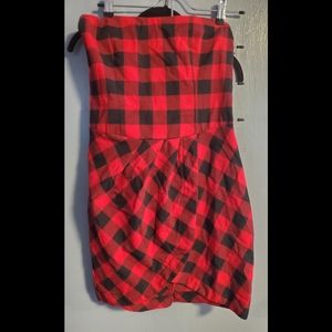 🖖2for$25🖖Bailey Blue Red/Black Plaid Mini Dress